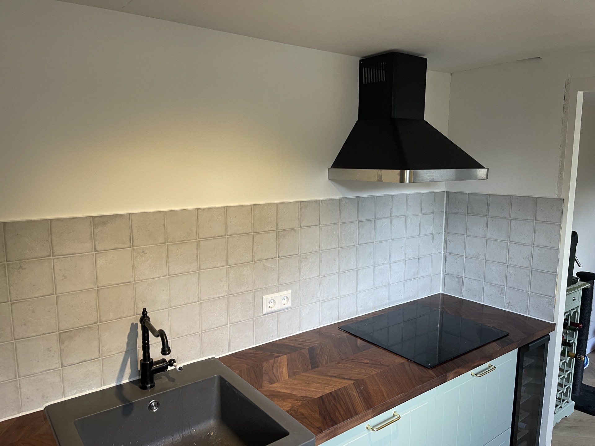 Keuken hoek retro