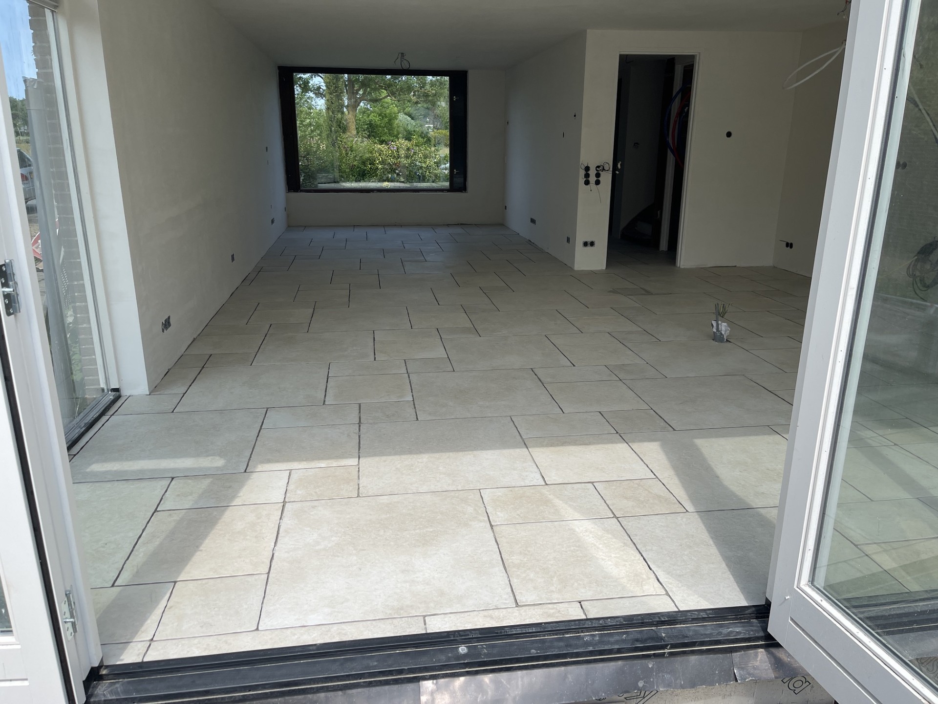 Natuursteen vloer 80x80